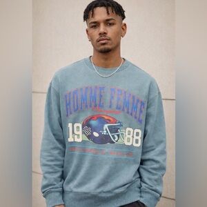 Homme + Femme Champions 1988 Beverly Hills Graphic Crewneck Sweatshirt XL NWT